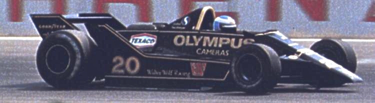 In 1979 Olympus sponsored the Formula 1 Wolf-team